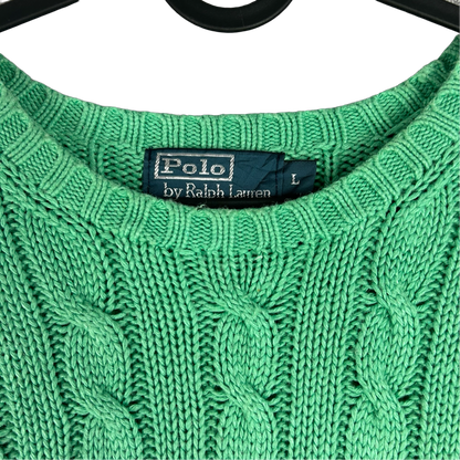 Polo Ralph Lauren Vintage Knit bestickt L