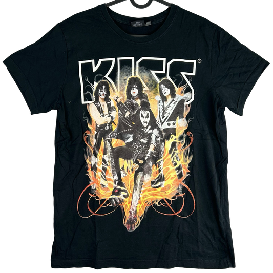 Kiss Vintage Band Shirt bedruckt M