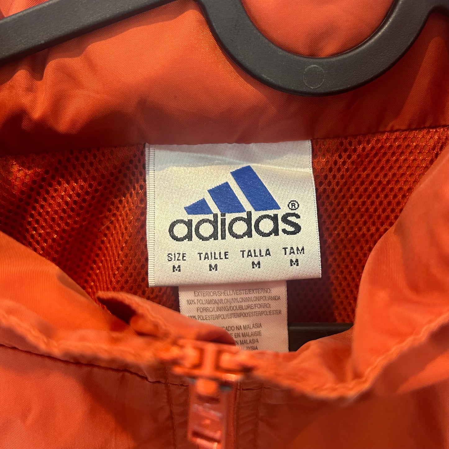 Adidas Windbreaker bestickt M