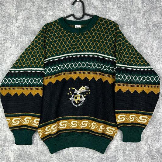 Vintage Knit bestickt M