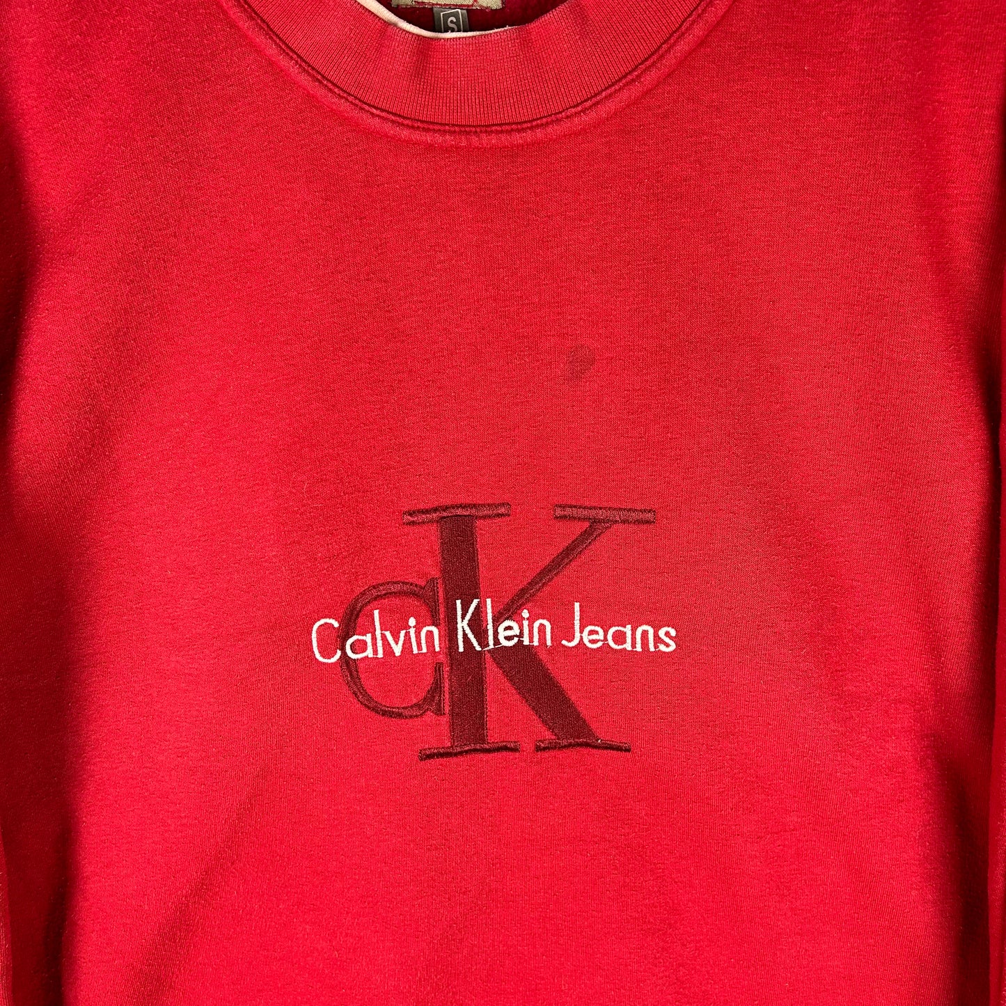 Vintage Calvin Klein Sweater bestickt S