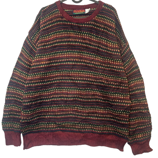 J S.A Sportswear Vintage Heavy Knit XL