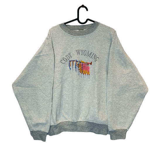 Vintage Sweater bestickt S