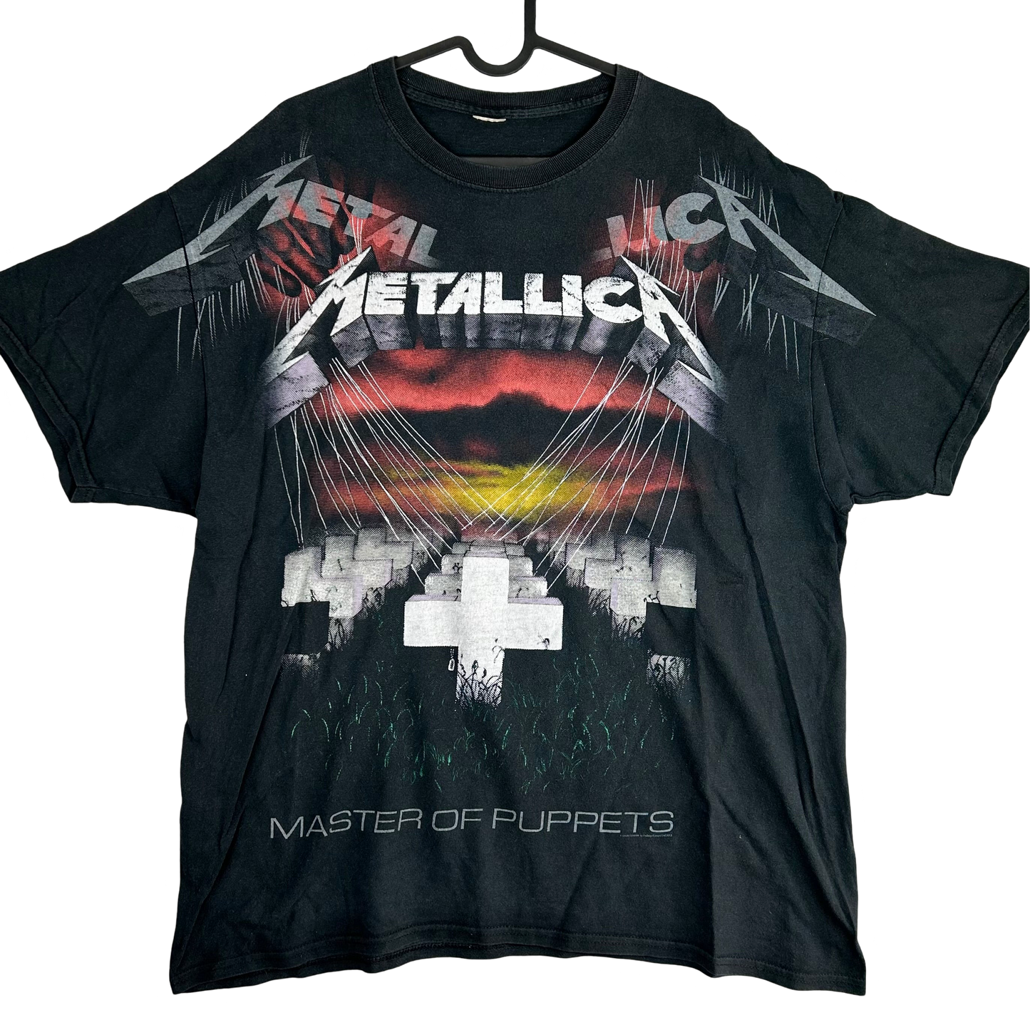 Metallica Vintage Band Shirt bedruckt L