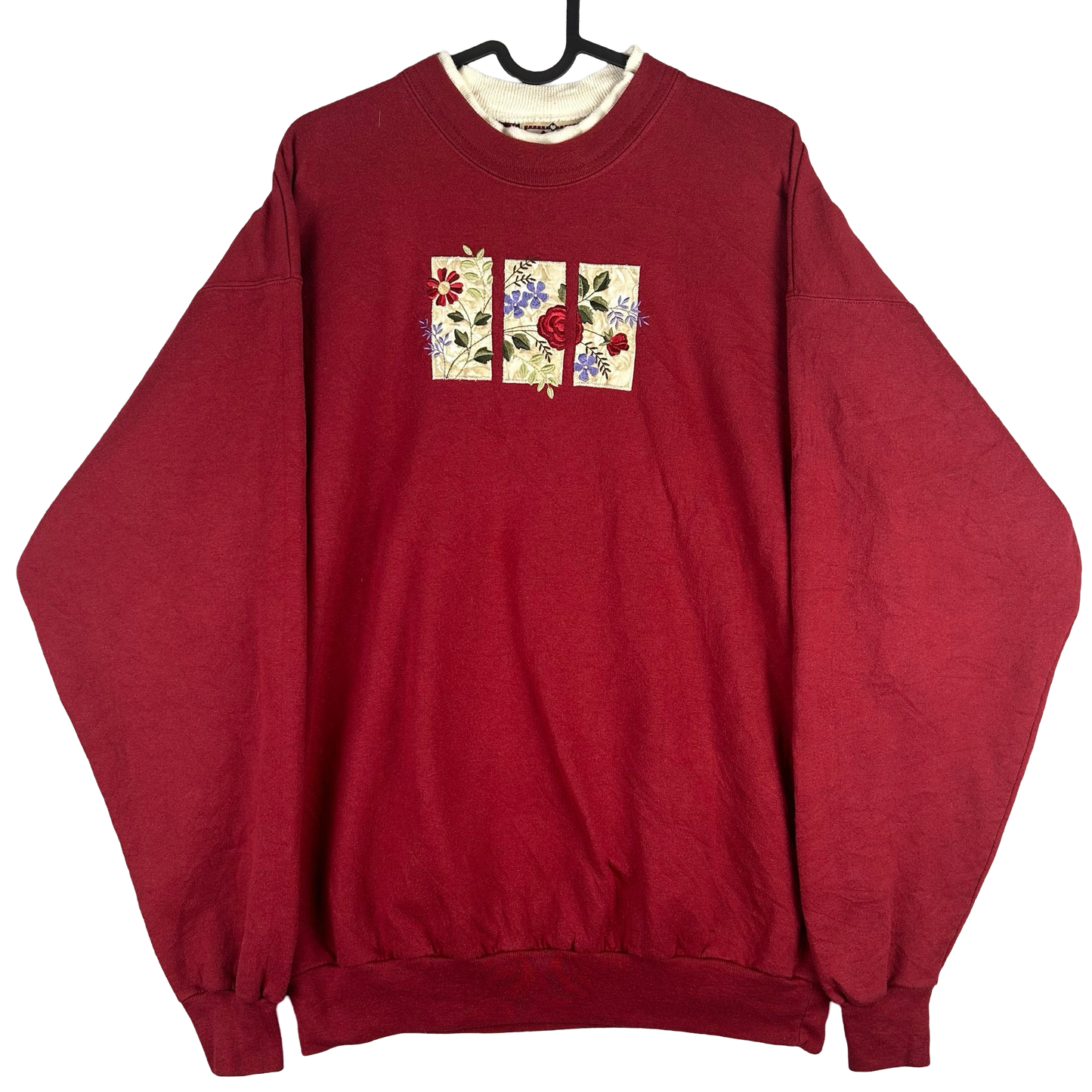 Vintage Sweater bestickt L