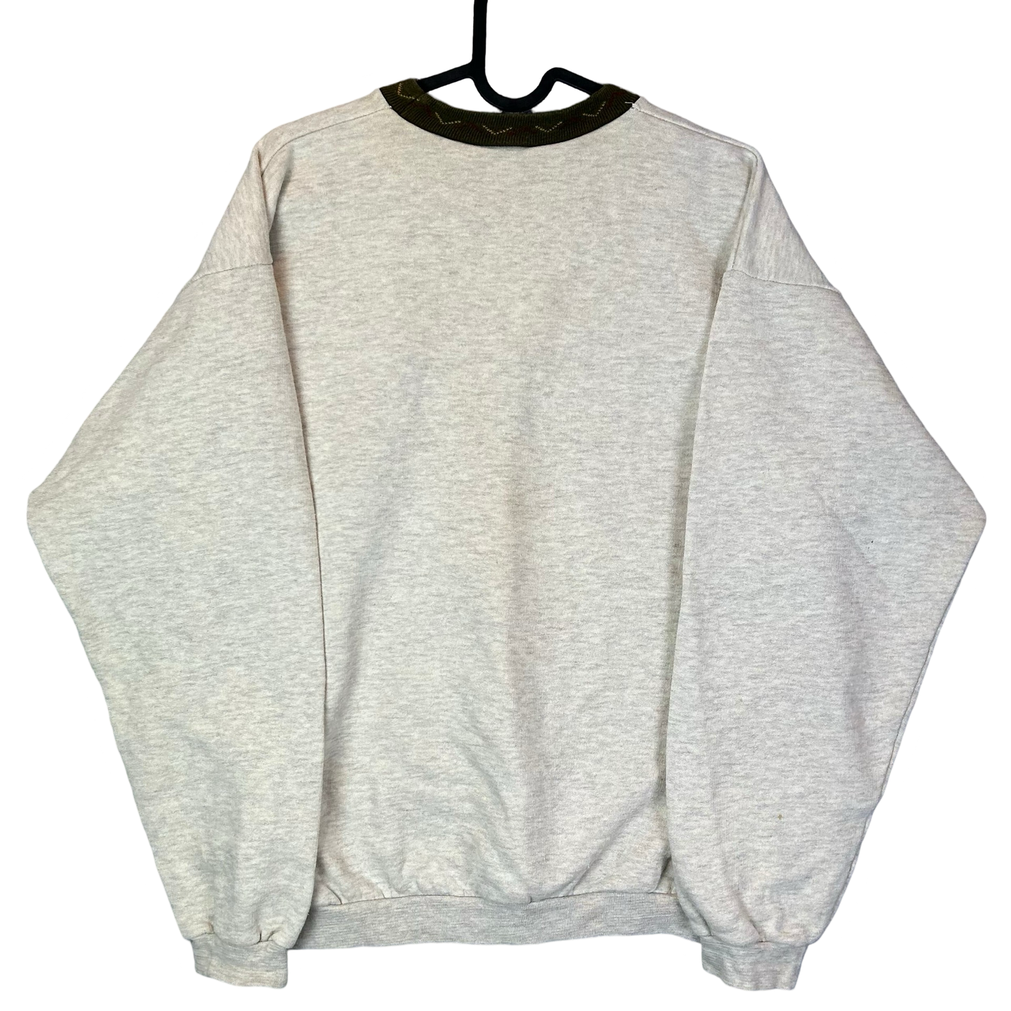 Vintage Sweater bedruckt/bestickt M