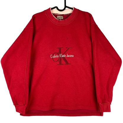 Vintage Calvin Klein Sweater bestickt S