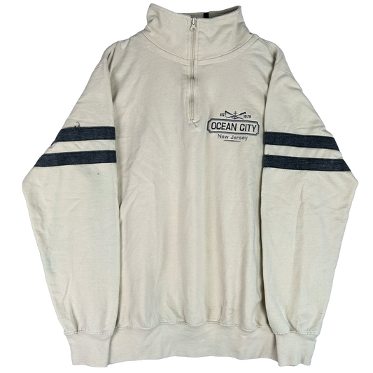 U.S. Vintage Half Zip bestickt M